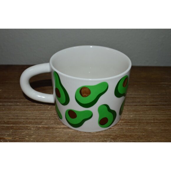 Oversized Avocado Mug Room Essentials Stoneware 3D Coffee Cup Green Novelty - Picture 1 of 6